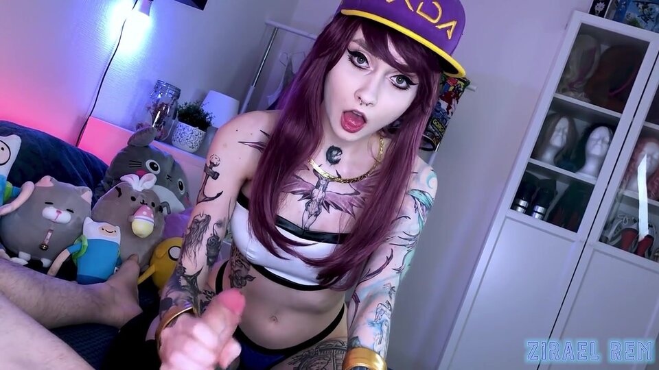 Naughty cosplay nymph Zirael Rem hot porn clip
