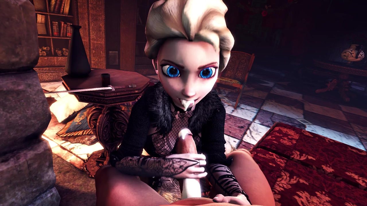 Cartoon Elsa Frozen 3d porn fantasy